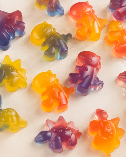 Rainbow Dino Gummies