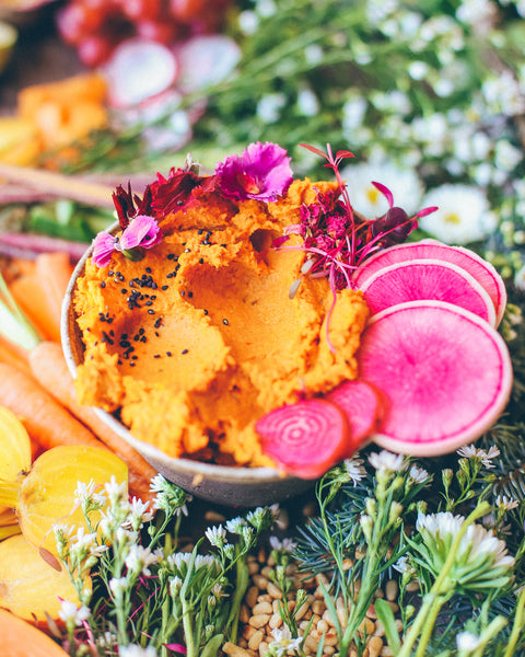 Smokey Roast Carrot Broth Dip